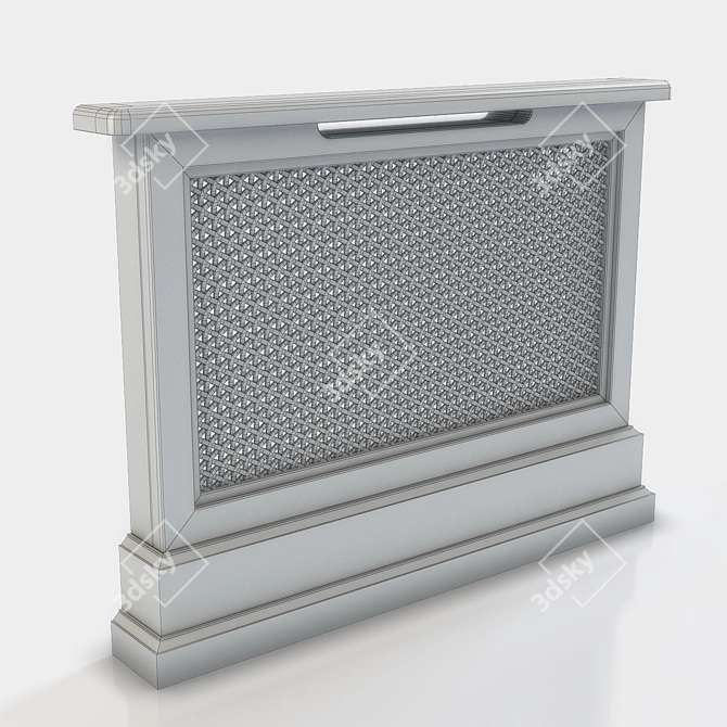 Decorative Radiator Grille 3D model image 2