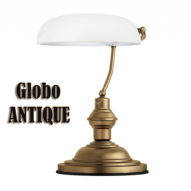 Timeless Elegance: Globo ANTIQUE Nickel 3D model image 1