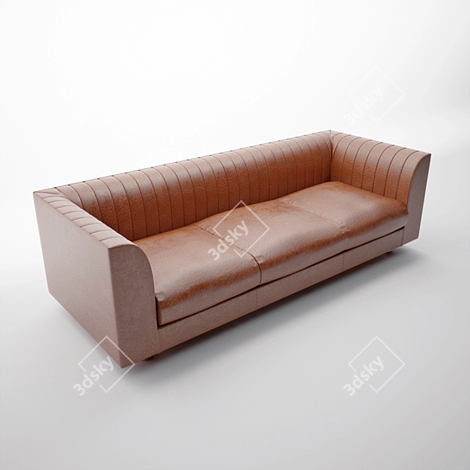 Tacchini Quit - Luxury Quilted Comfort 3D model image 1