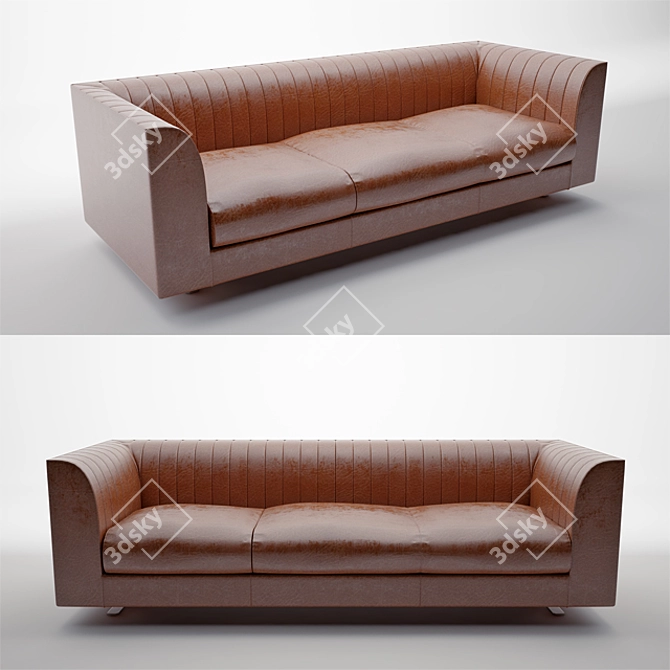 Tacchini Quit - Luxury Quilted Comfort 3D model image 2