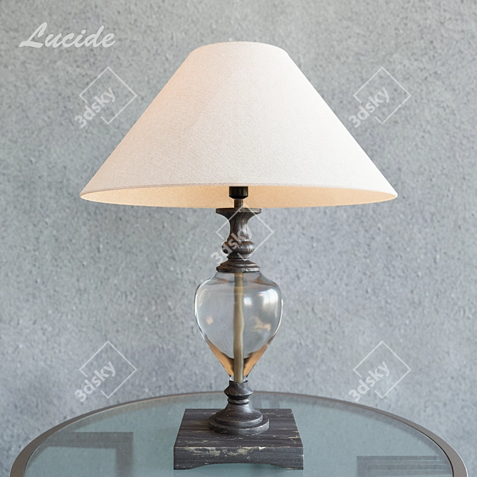 Sleek and Stylish Lucide Table Lamp 3D model image 1