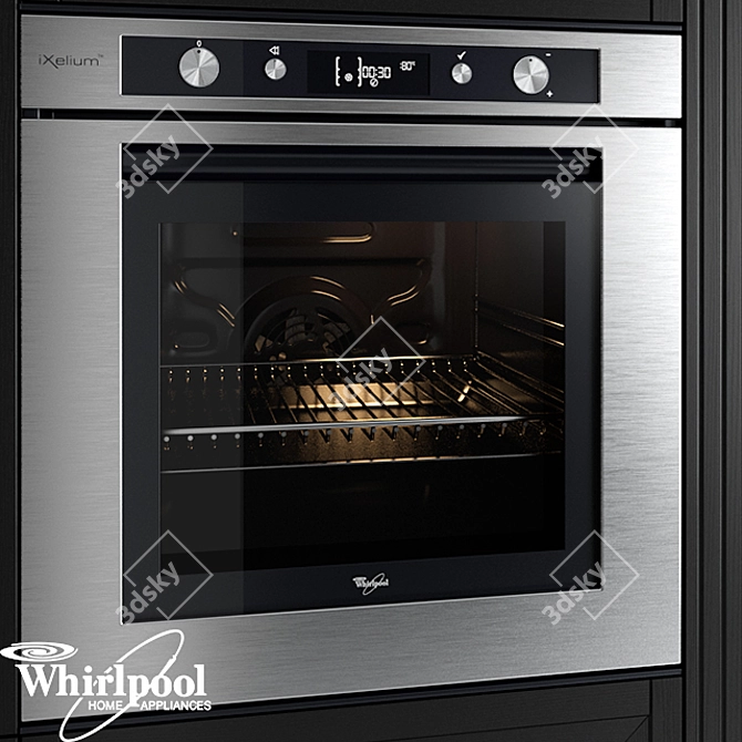 Whirlpool AKZ 6610 IXL: High-Performance Oven 3D model image 1