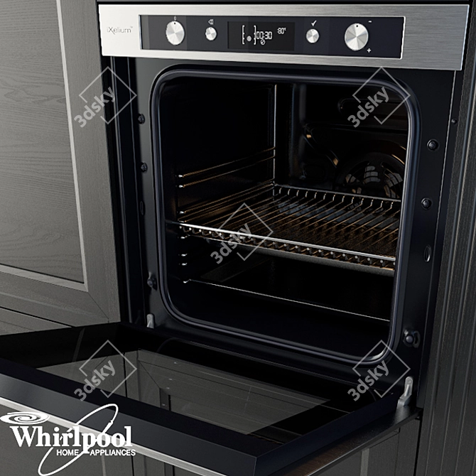 Whirlpool AKZ 6610 IXL: High-Performance Oven 3D model image 2