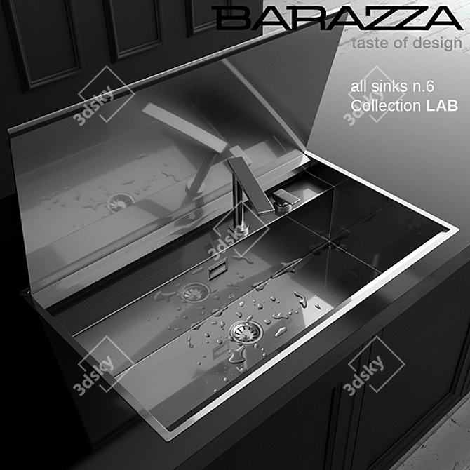 Barazza LAB Sink - Modern 3D Model 3D model image 1