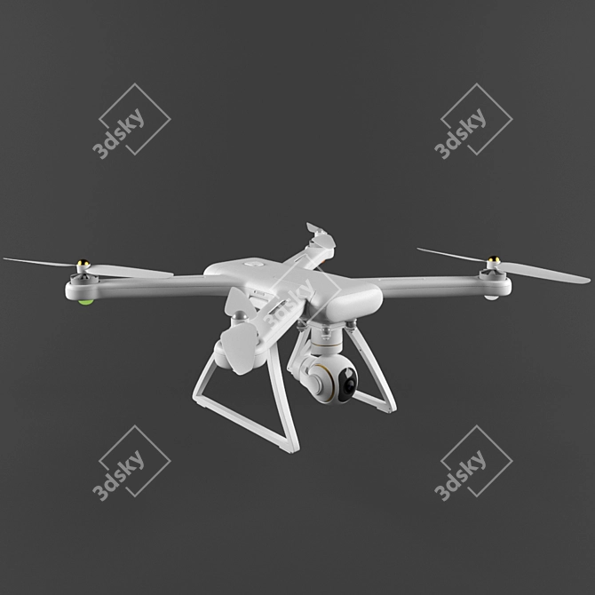 Mi Drone: High-Quality 3D Model 3D model image 1