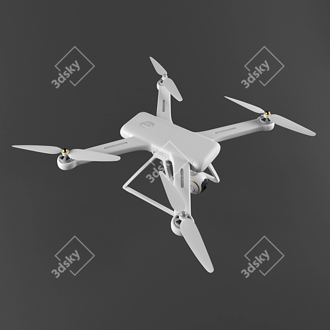 Mi Drone: High-Quality 3D Model 3D model image 3