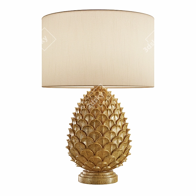 Currey Royal Table Lamp 3D model image 1