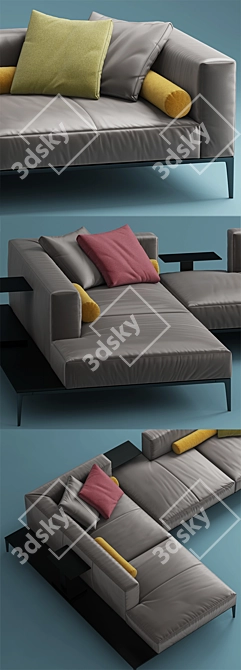 Jaan Living Sofa: Walter Knoll 3D model image 2