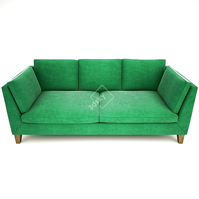 Modern Scandinavian Sofa: Stockholm 3D model image 1