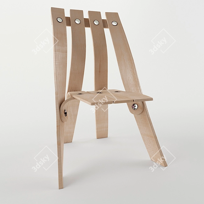 Bentwood David Chair 3D model image 2