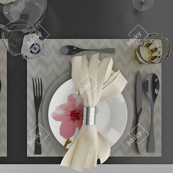 Elegant Table Decor: Transform Your Space 3D model image 2