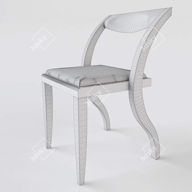Elegant Porada Arlekin Chair 3D model image 2