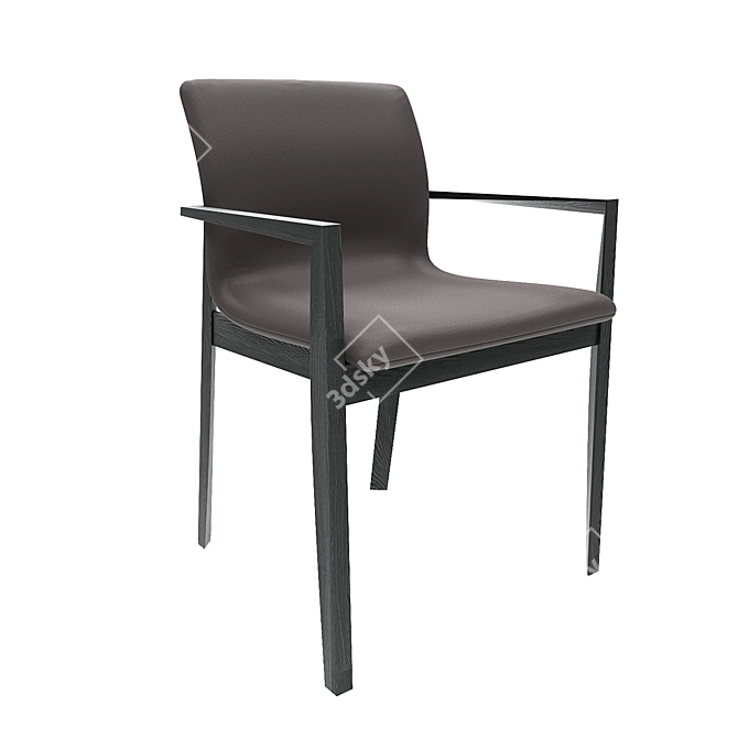 Elegant Garda Chair 3D model image 1