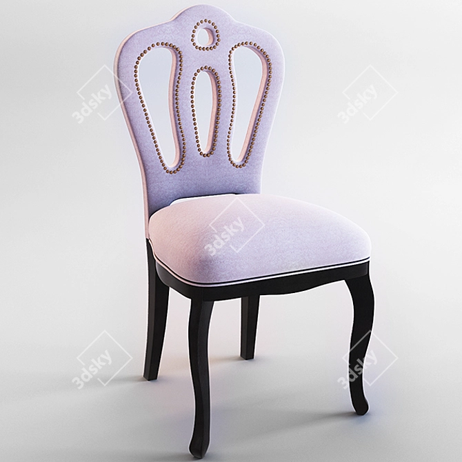 Royal Throne Chair 3D model image 1