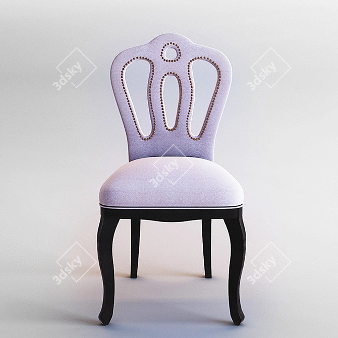 Royal Throne Chair 3D model image 2