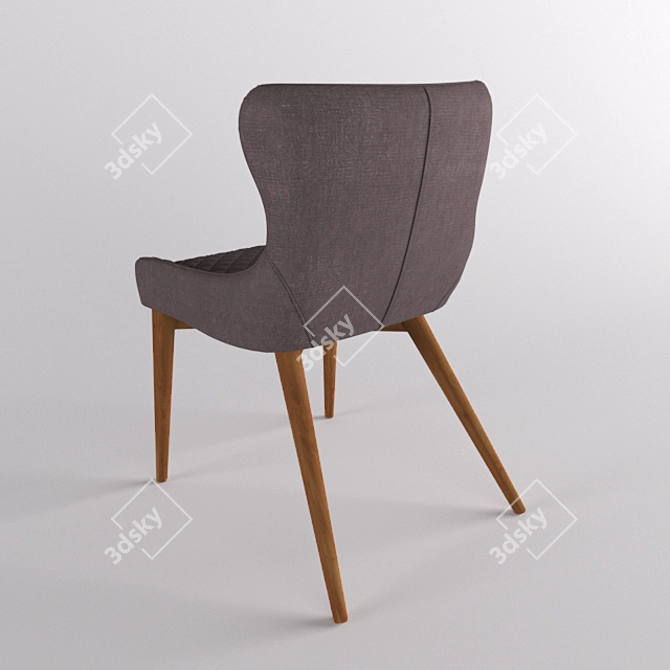 Modern Taran Dining Chair 3D model image 2