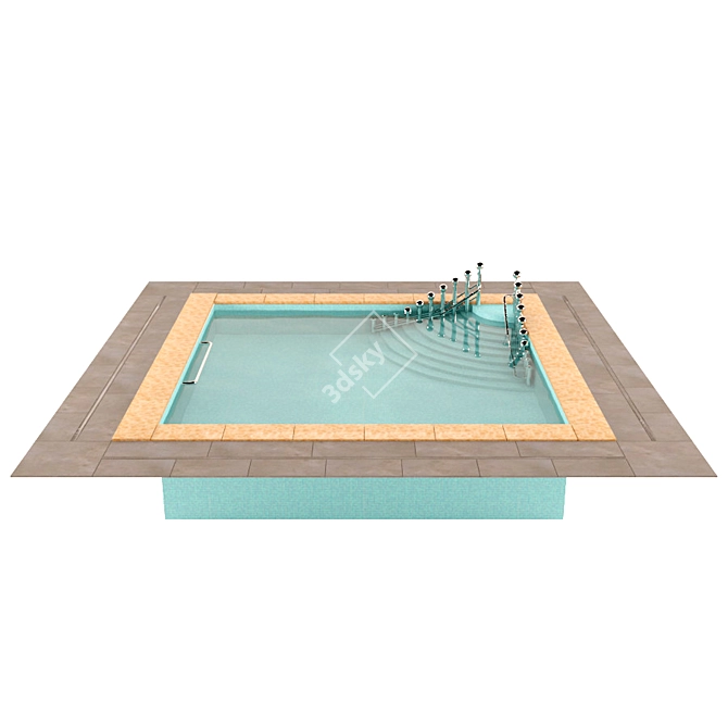 Ultimate Pool Paradise 3D model image 2