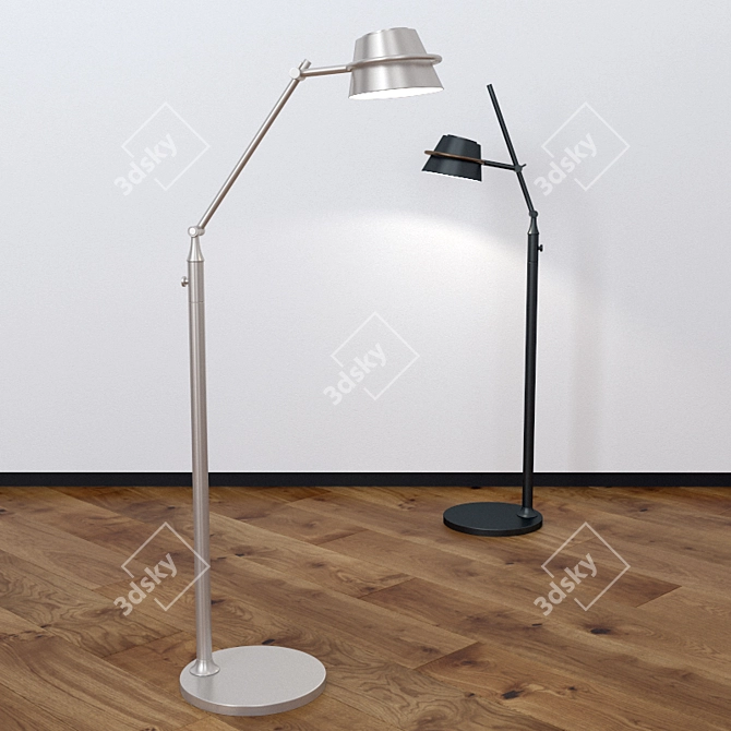 Elstead Lighting Spencer Floor Lamp 3D model image 1