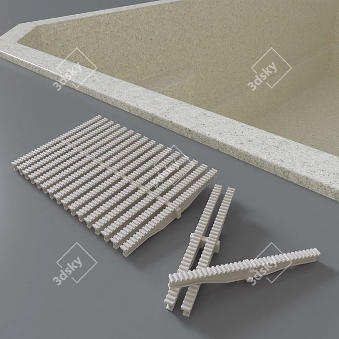 Drain Grating for Pool 3D model image 2