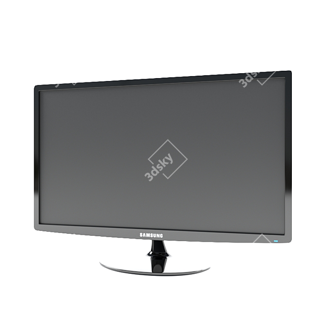 Title: Samsung S24 D300 HD Monitor 3D model image 1