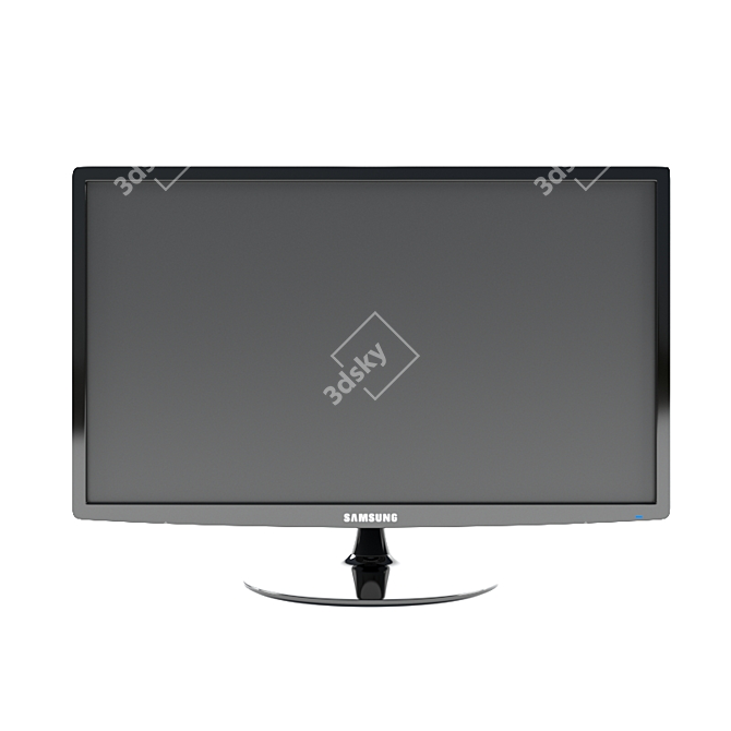 Title: Samsung S24 D300 HD Monitor 3D model image 2