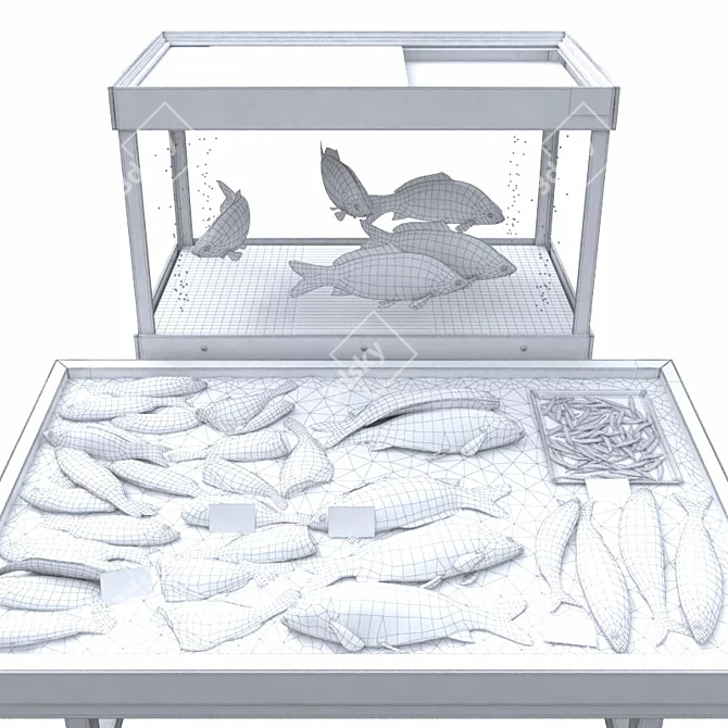Aquatic Delight Fish Store 3D model image 3