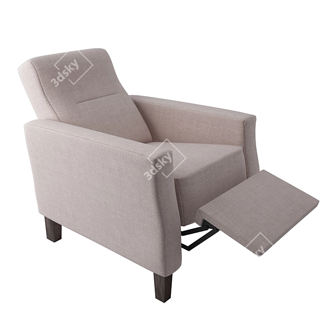 Manuel Larraga Riga Relax Chair 3D model image 2