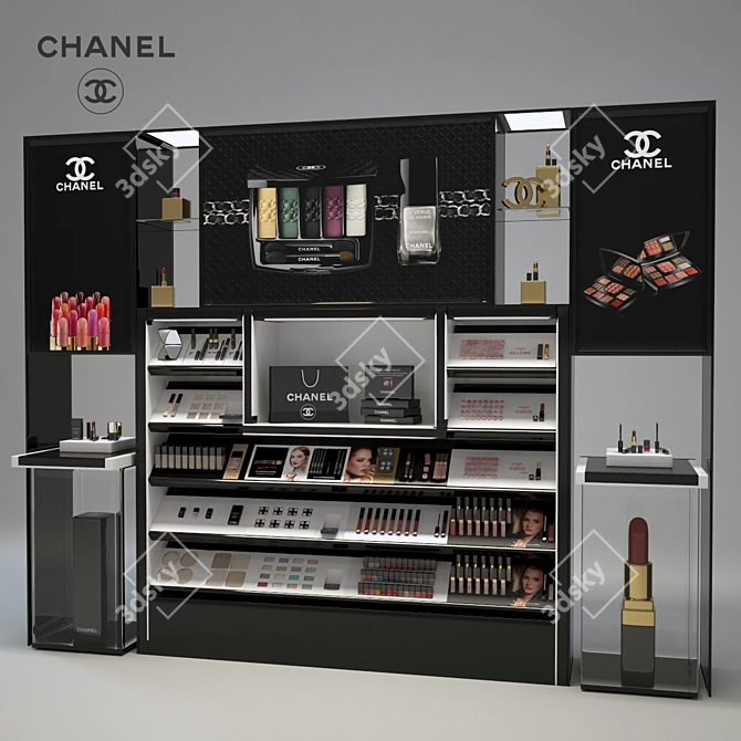 Chanel 2016 Collection Display 3D model image 1