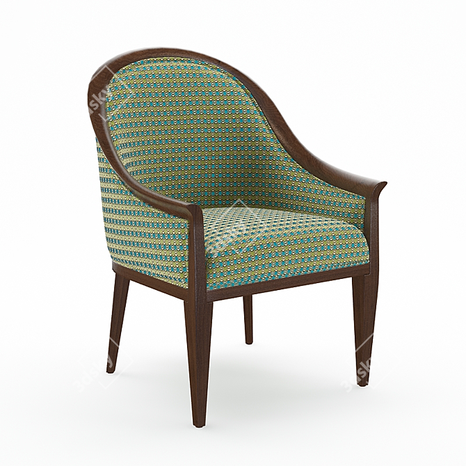 Fairfield Mesh Armchair 3D model image 1