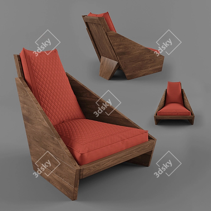 Ostap Design Sofa & Chair Set 3D model image 2