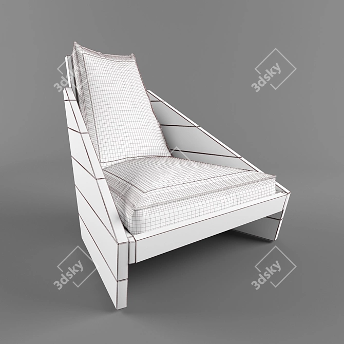 Ostap Design Sofa & Chair Set 3D model image 3