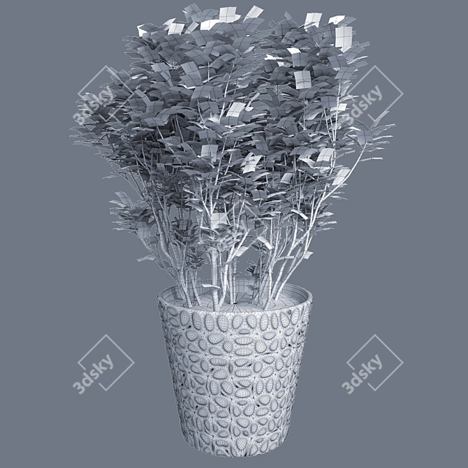 Ethereal V-Ray Decorative Tree 3D model image 3