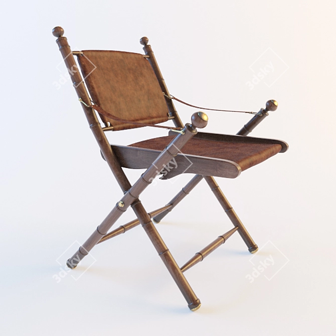 Sleek Loft Chair 3D model image 1