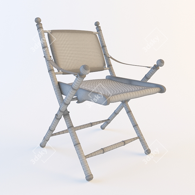 Sleek Loft Chair 3D model image 3