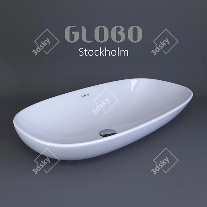 Globo Stockholm Waybill Sink 3D model image 1