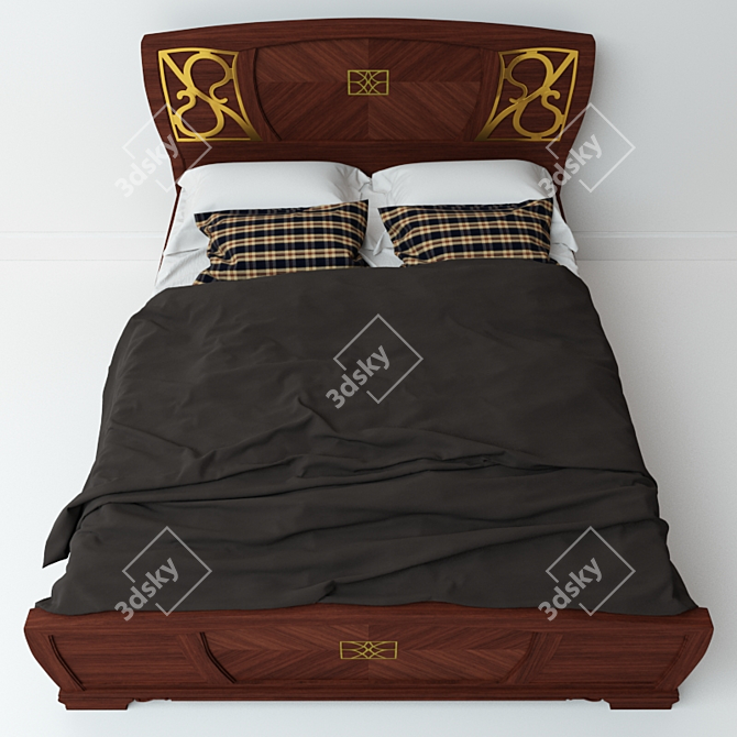 Tosca Dalcin Bed - 180x200 Size 3D model image 3