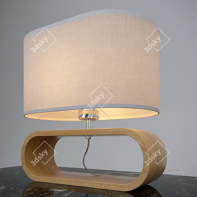 Lussole Nulvi Table Lamp 3D model image 1