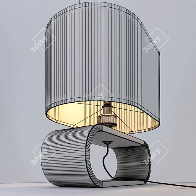 Lussole Nulvi Table Lamp 3D model image 2