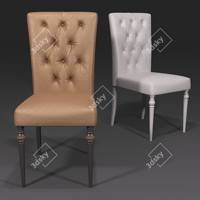 Modern Brw Negri Chair - Stylish and Comfortable 3D model image 1