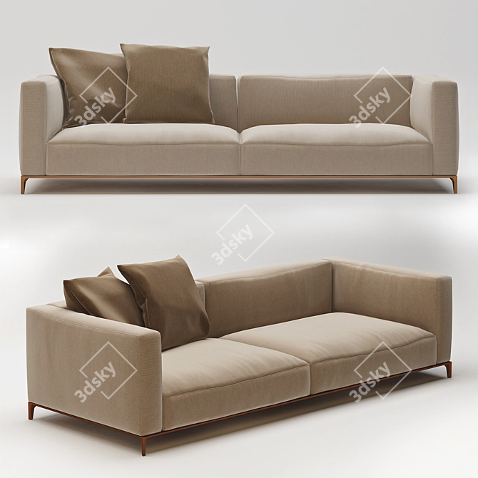 Giorgetti Lusso Sofa 3D model image 1