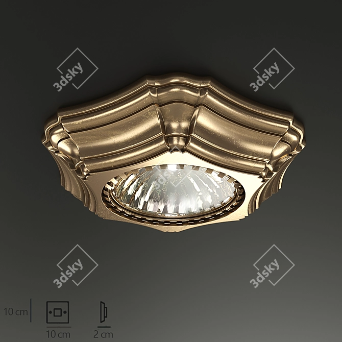 Elegant Reccagni Angelo Spot 3D model image 1