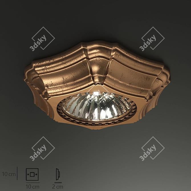 Elegant Reccagni Angelo Spot 3D model image 2