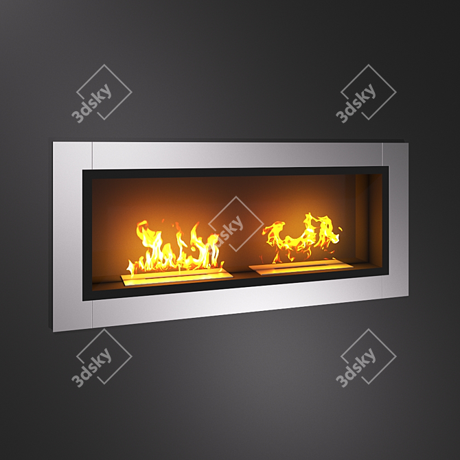 Essel XL: The Ultimate Bio-Fireplace 3D model image 1