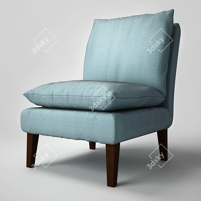 Comfort Bliss: Jascha Armchair 3D model image 1