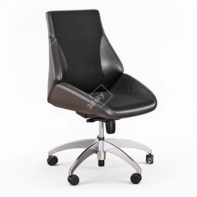 Flexsteel Deaux Task Chair: Optimal Mesh, Perfect Mapping 3D model image 1