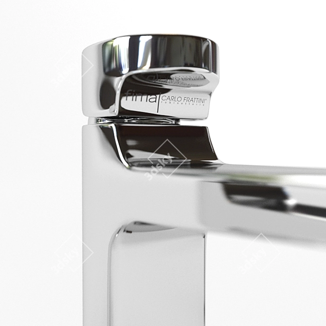 Elegant Italian FIMA Faucets 3D model image 2