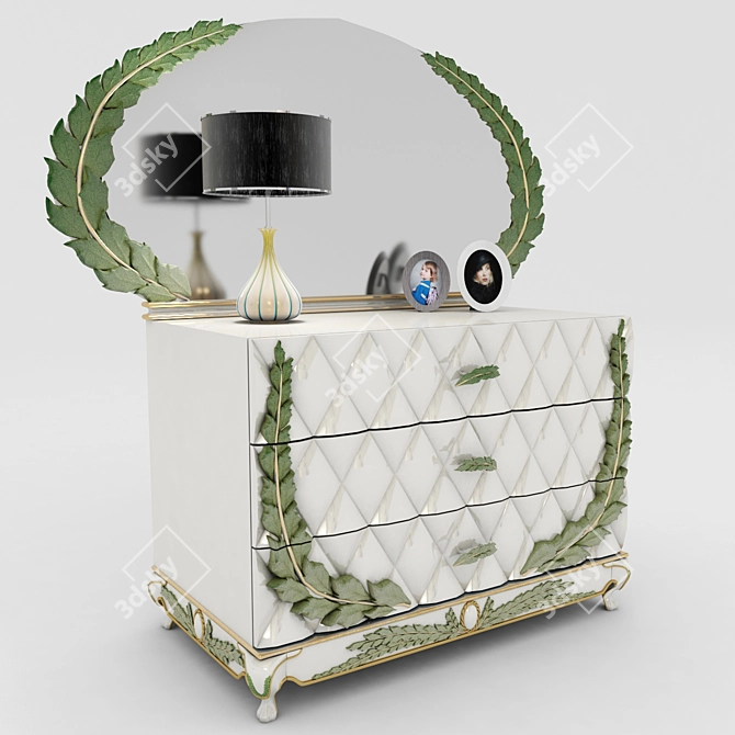 Elegant Venus Chiffonier: Stylish Storage Solution 3D model image 2