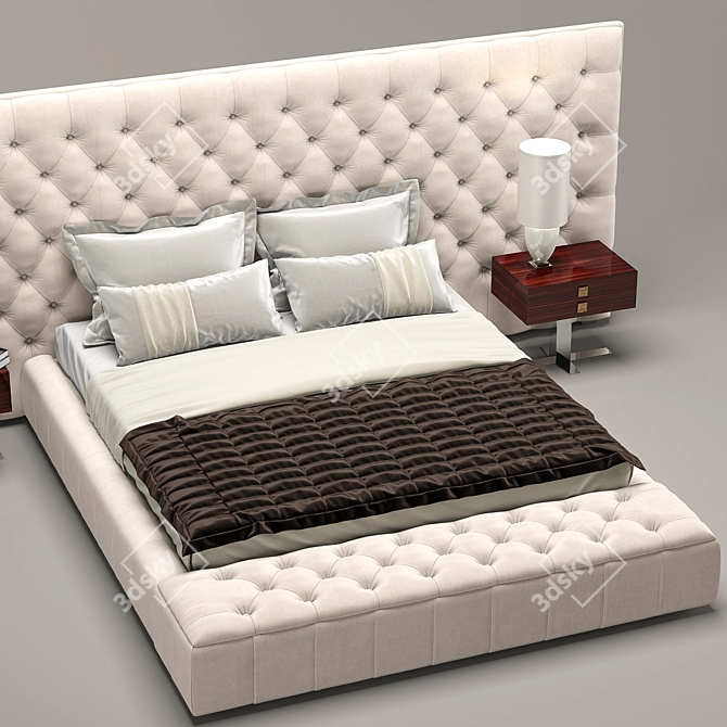 Regal Bliss Bed, Longhi 3D model image 2