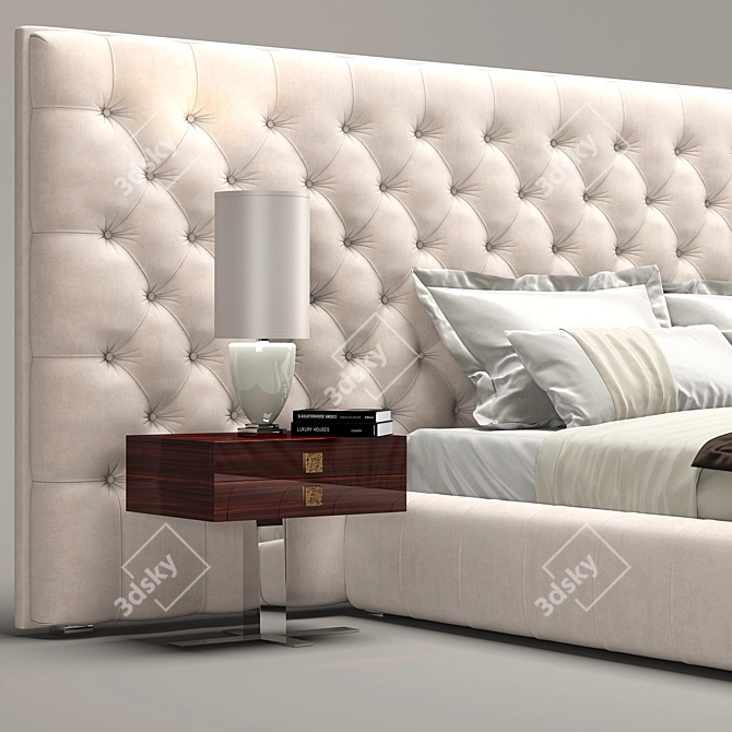 Regal Bliss Bed, Longhi 3D model image 3