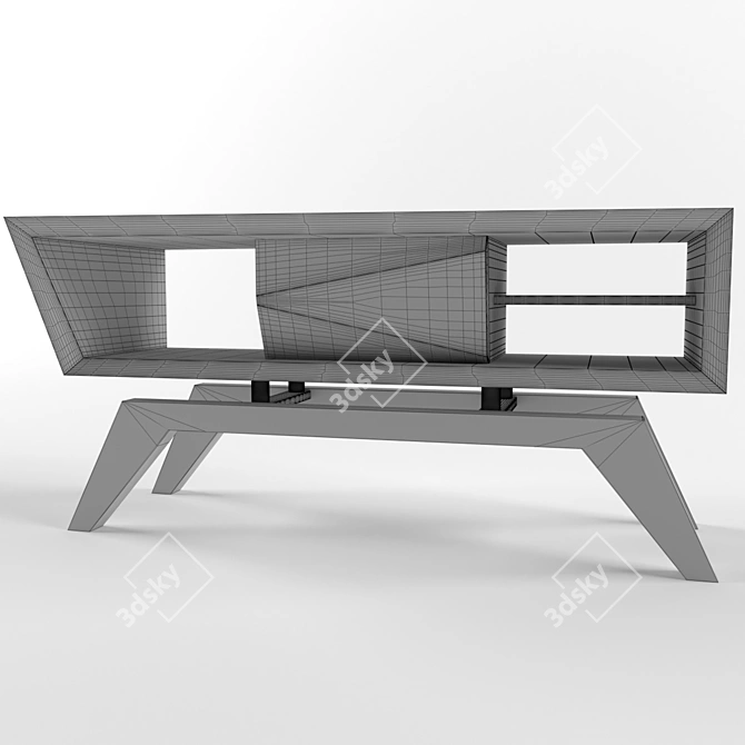 Modish Suspension Sideboard 3D model image 2